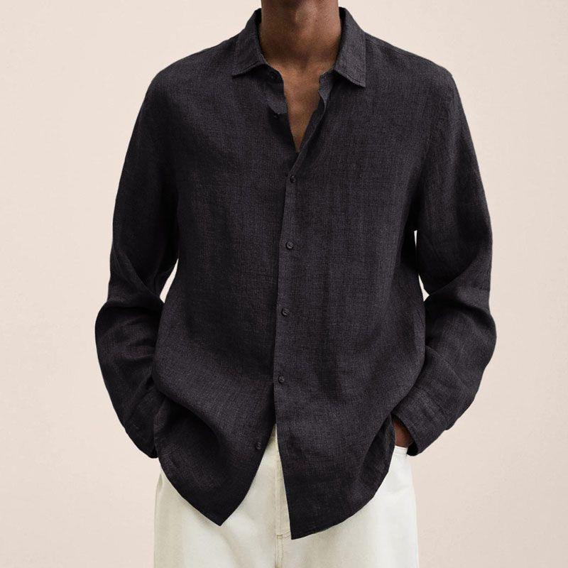Homme Chemise élégante à manches longues, design classique