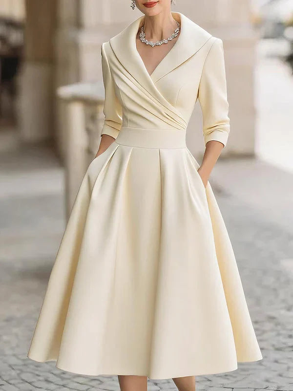 Robe Midi Inspirée Retro Pour Femme | Francine