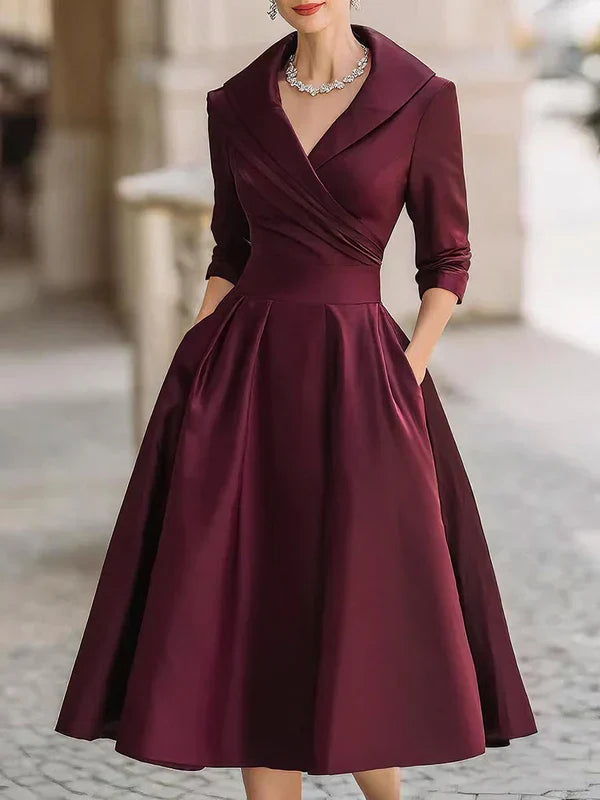 Robe Midi Inspirée Retro Pour Femme | Francine