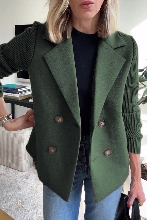 Blazer décontracté à double boutonnage pour femme | Saphira