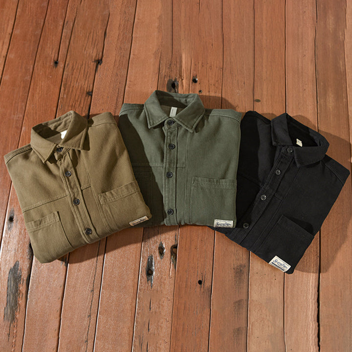 Surchemise Cargo Élégante Pour Homme | Solan Marseille