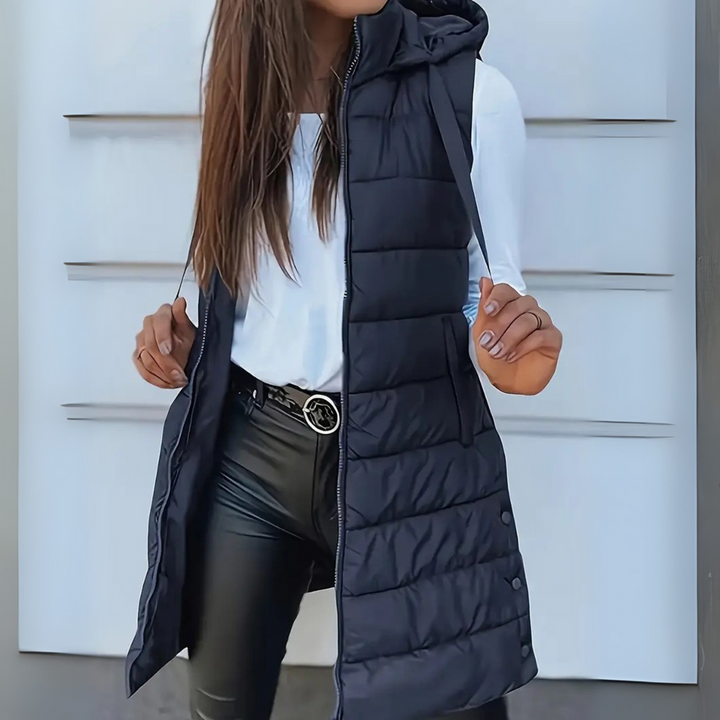 Gilet Long Matelassé Élégant | Rona