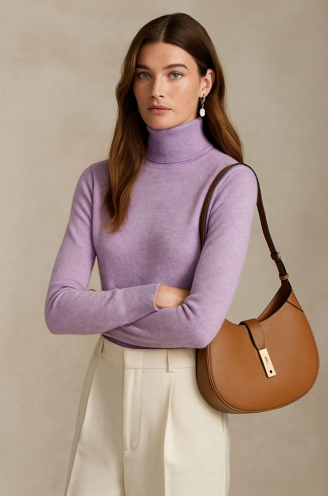 Pull à col roulé élégant pour femmes | Léana