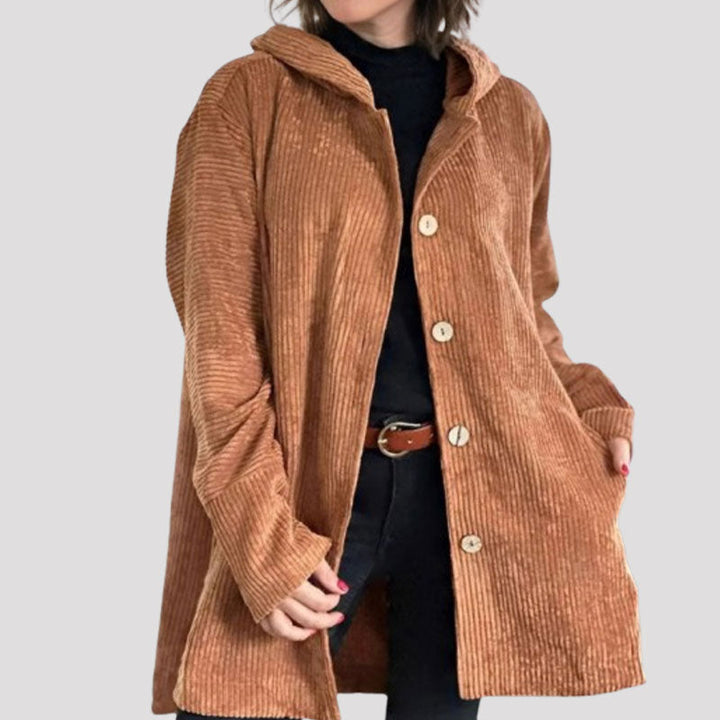 Veste Décontractée En Velours Pour Femmes | Automne et Hiver