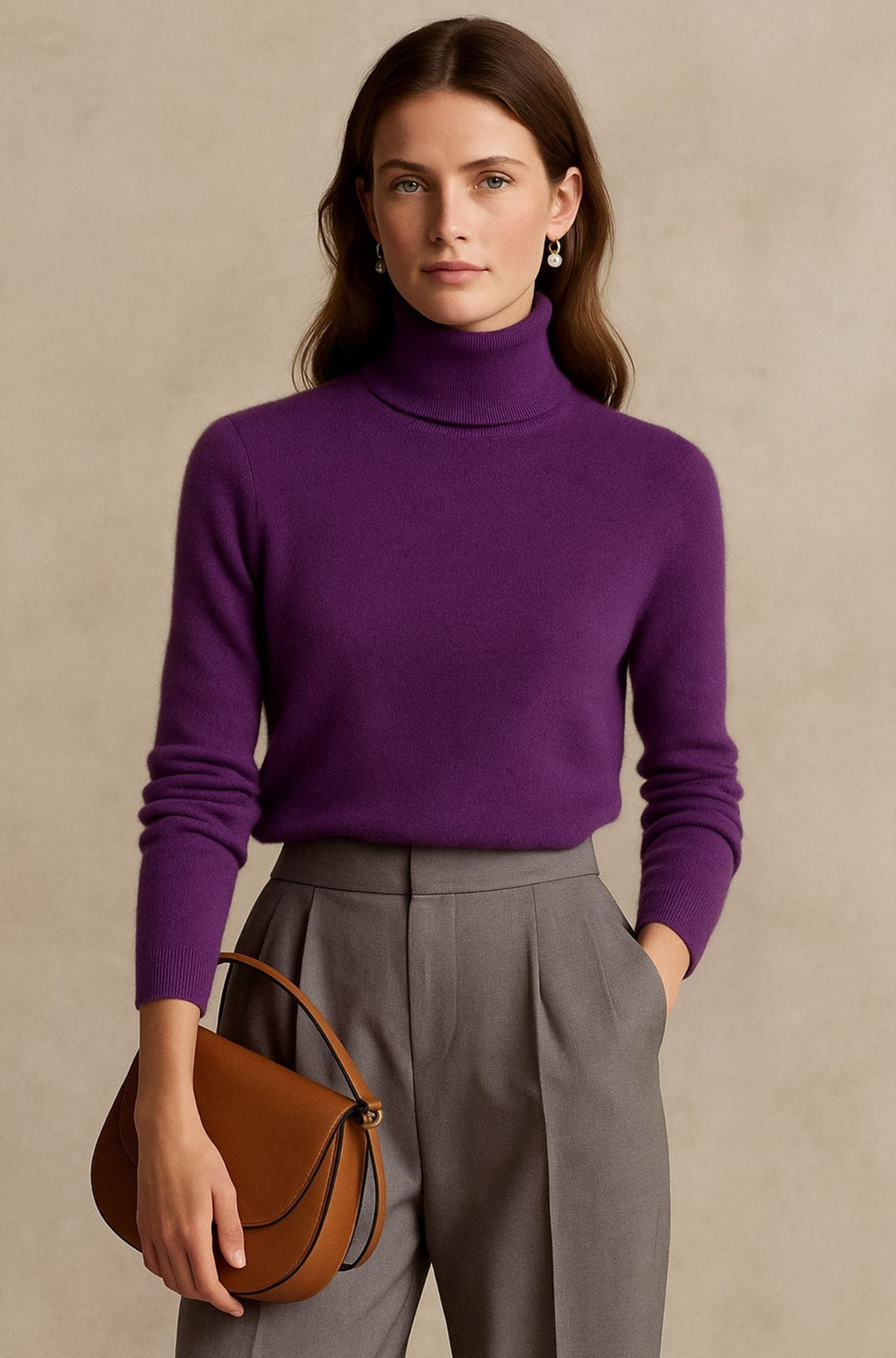 Pull à col roulé élégant pour femmes | Léana