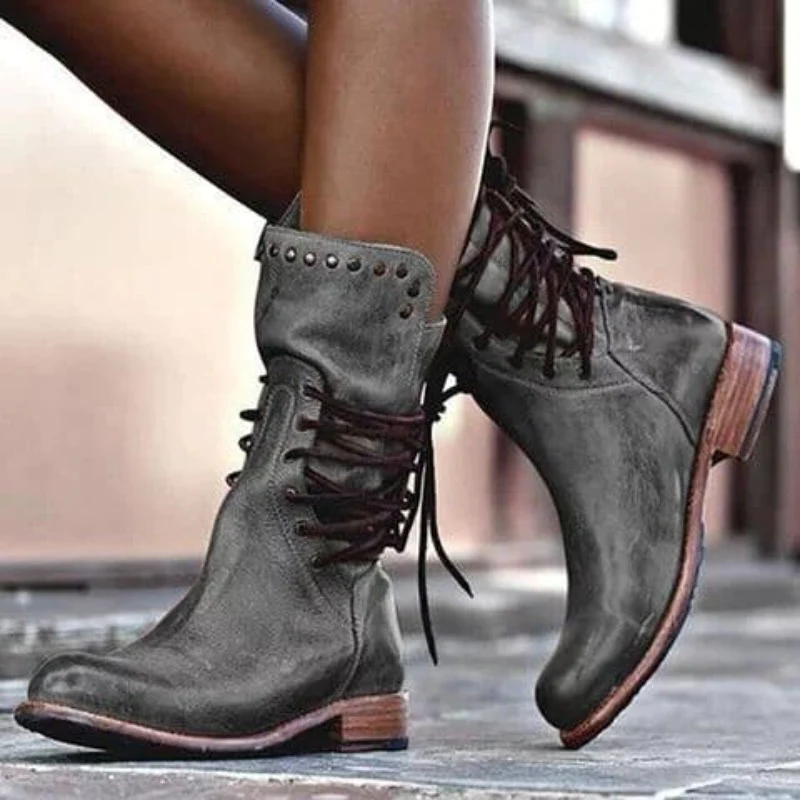 Studded Mid-Calf Bottes | Urban Chic