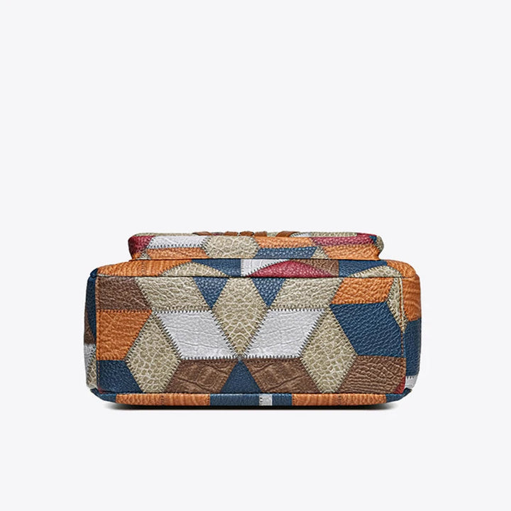 Élégant Structuré Sac À Main | Patchwork
