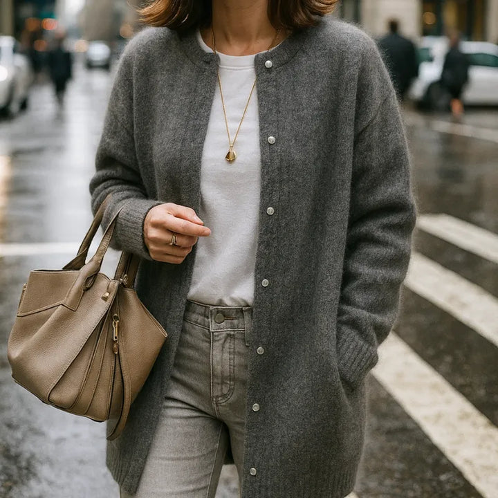 Cardigan Long Élégant | Style Intemporel