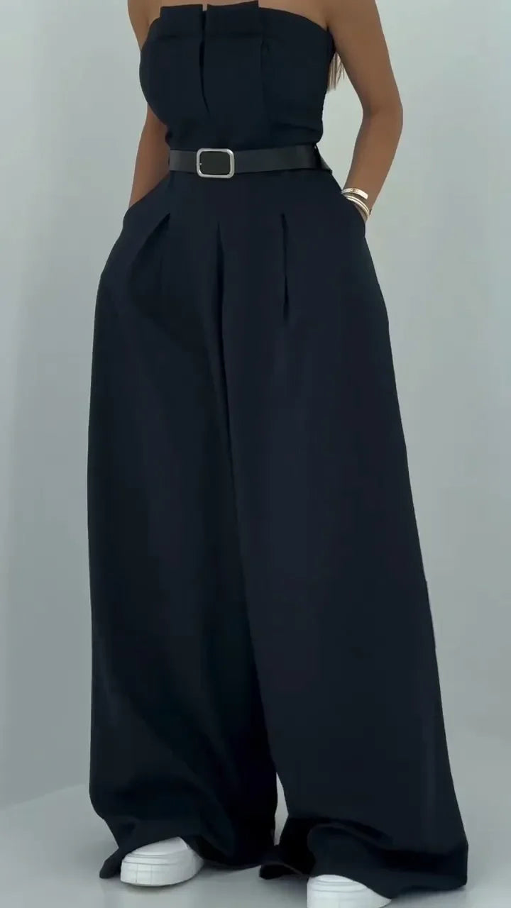 Combinaison Femme Élégante Chic | Noire