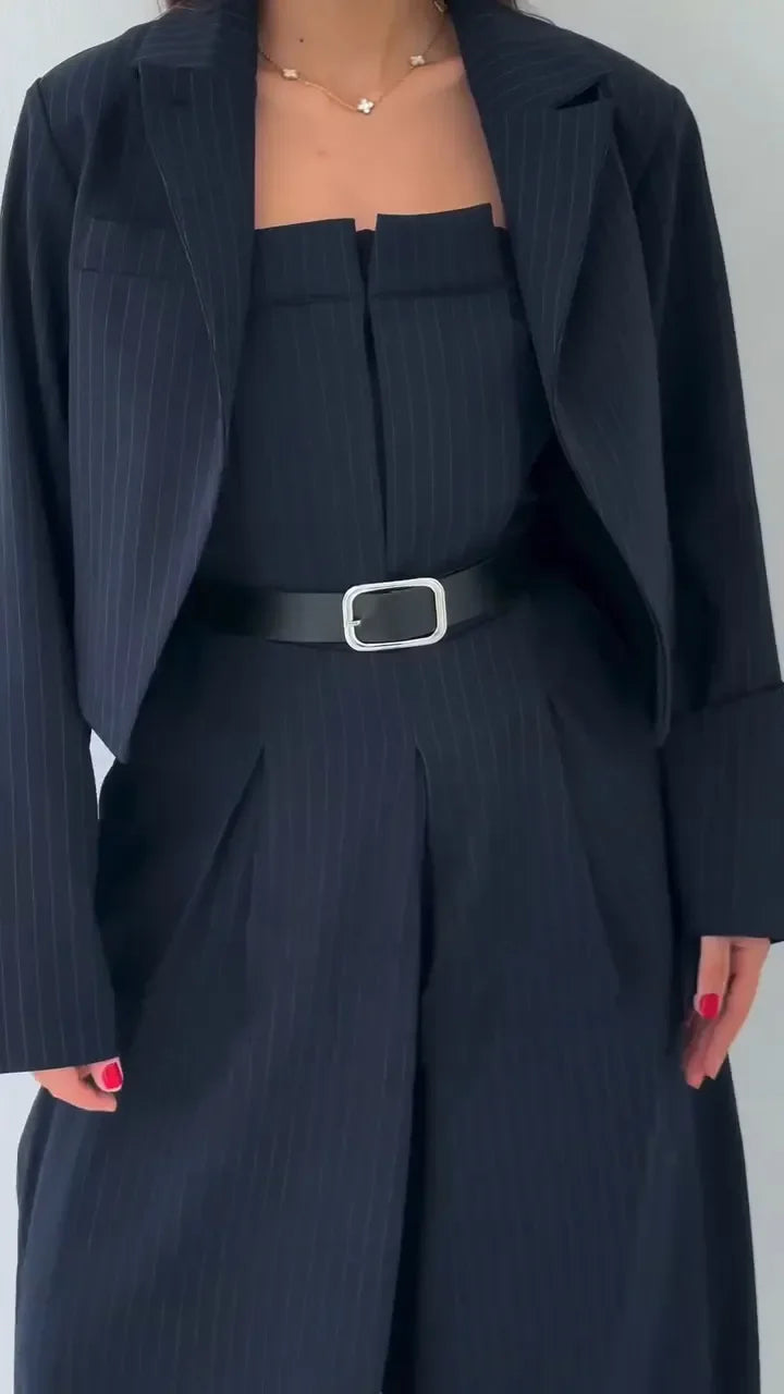 Combinaison Femme Élégante Chic | Noire