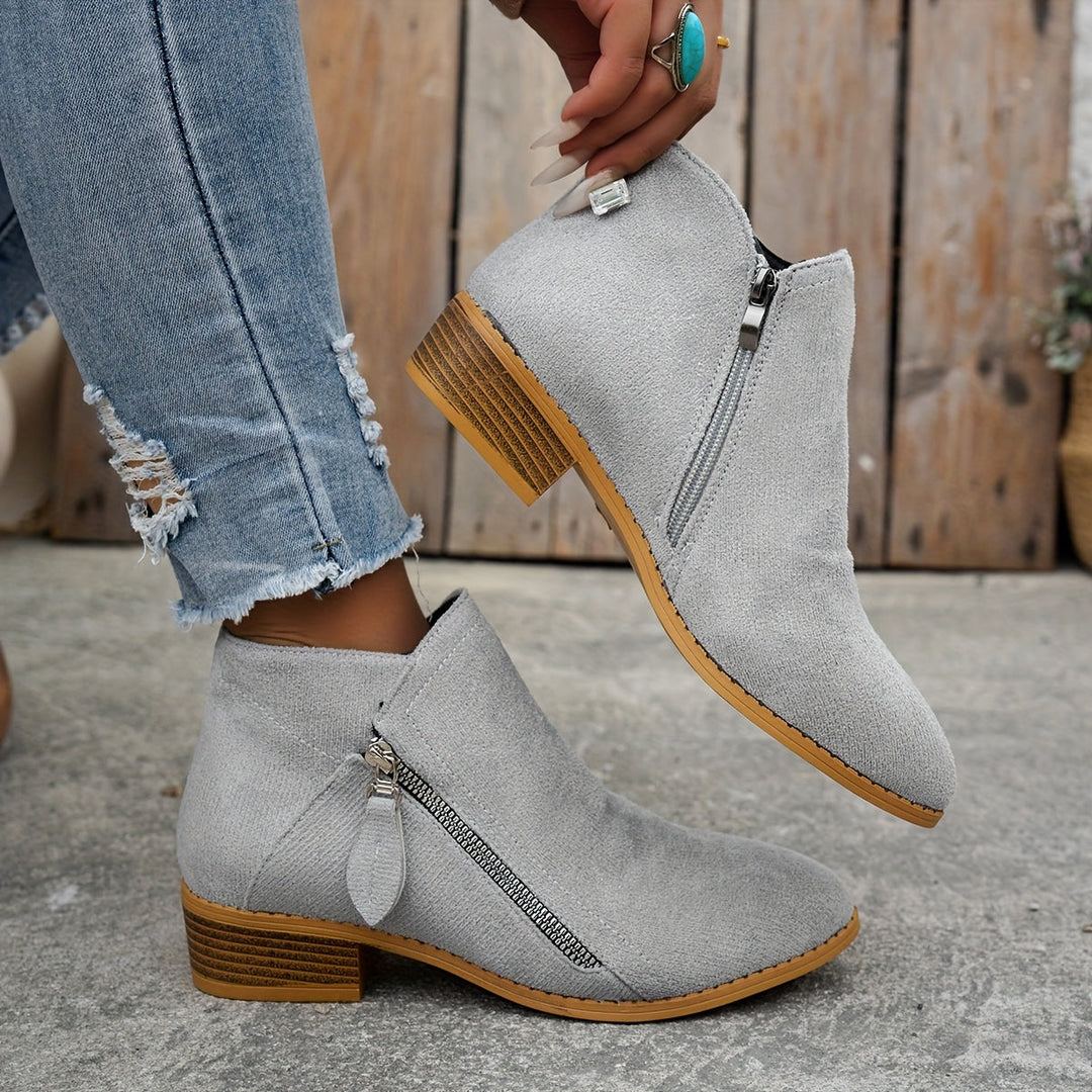 Bottes Modernes Confortables | Zippées