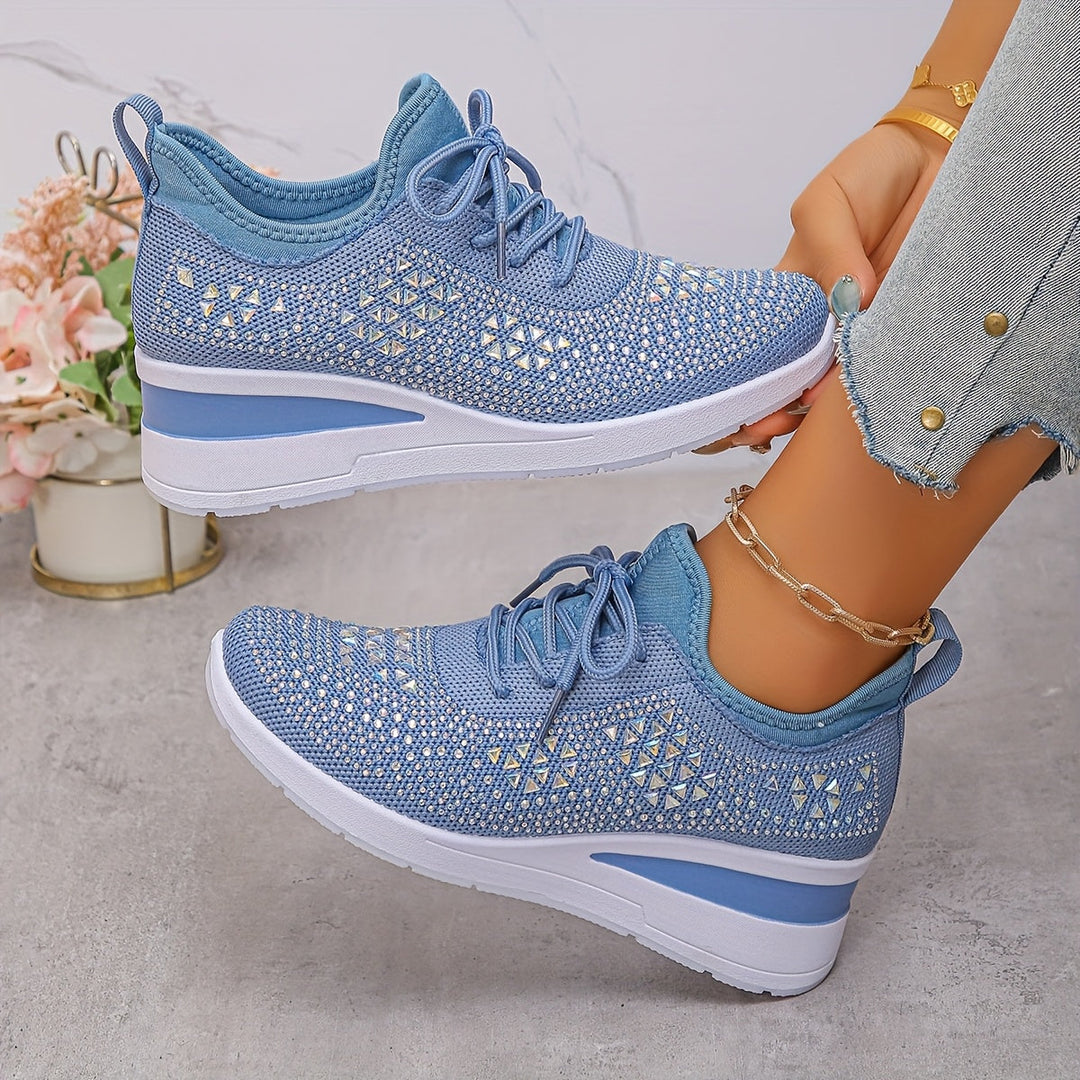 Éclatantes Baskets Compensées | Confortables