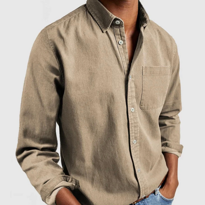 Chemise élégante boutonnée pour homme | Alvaris
