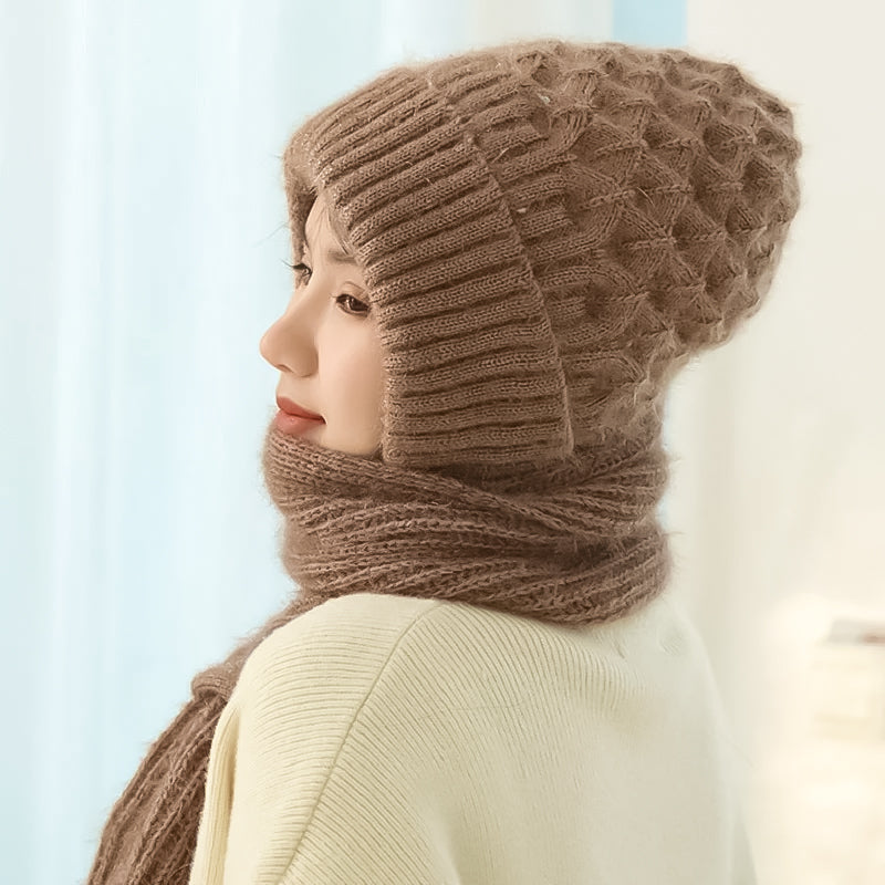Ensemble Bonnet et Écharpe Doux Pour Femme | Frostelle