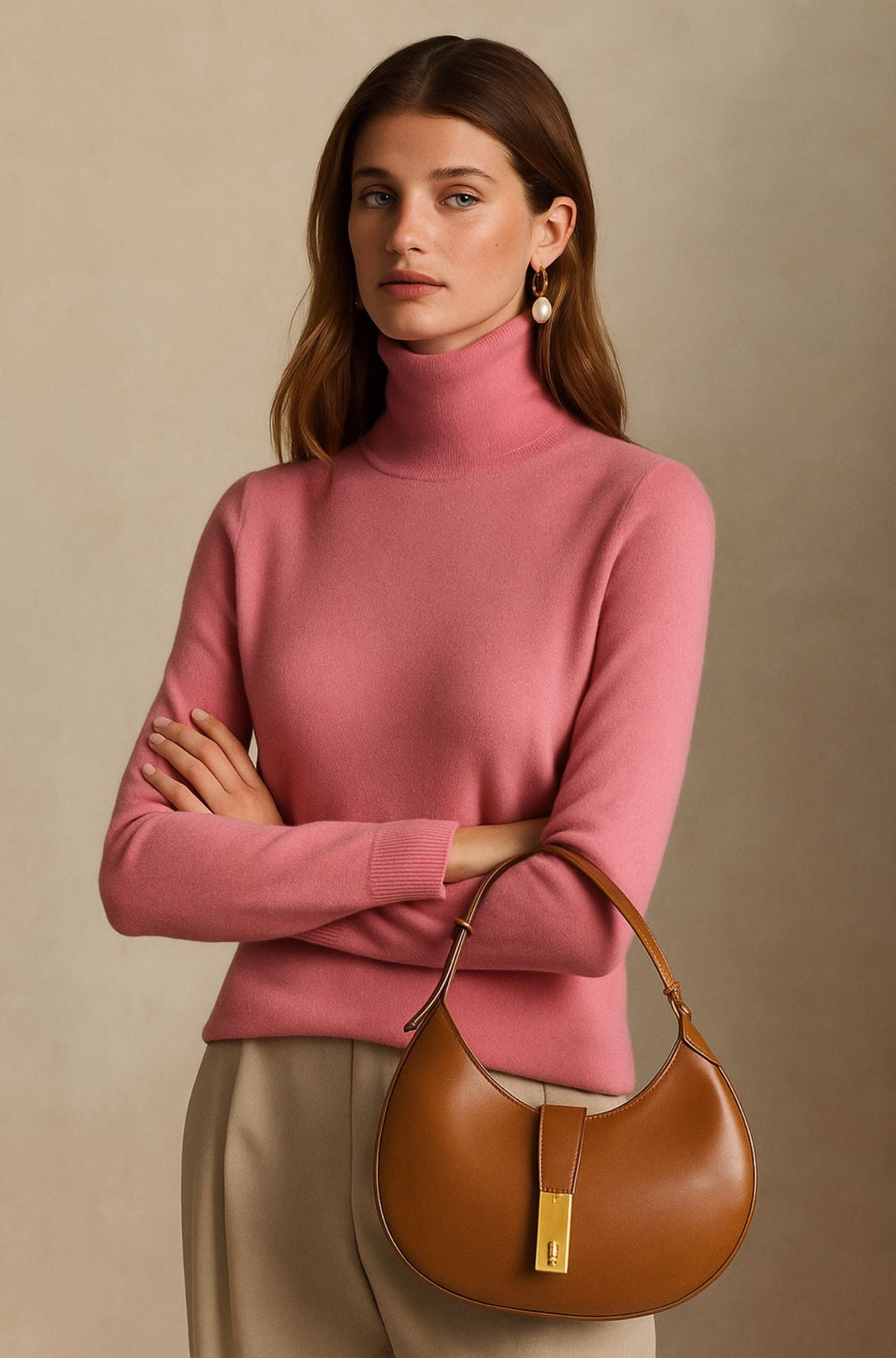 Pull à col roulé élégant pour femmes | Léana