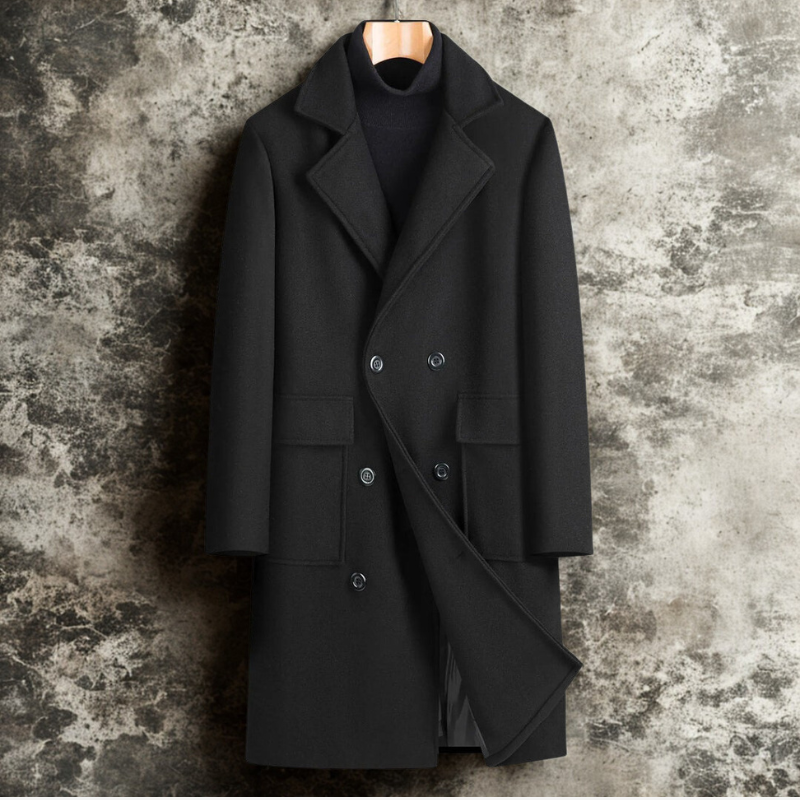 Marvélan | Manteau Homme Boutonné à Col Revers