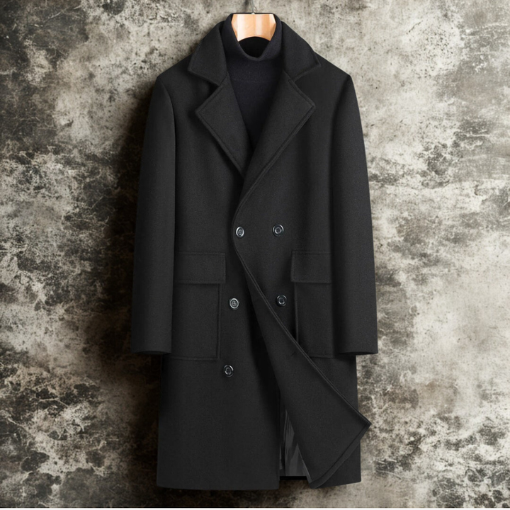 Marvélan | Manteau Homme Boutonné à Col Revers