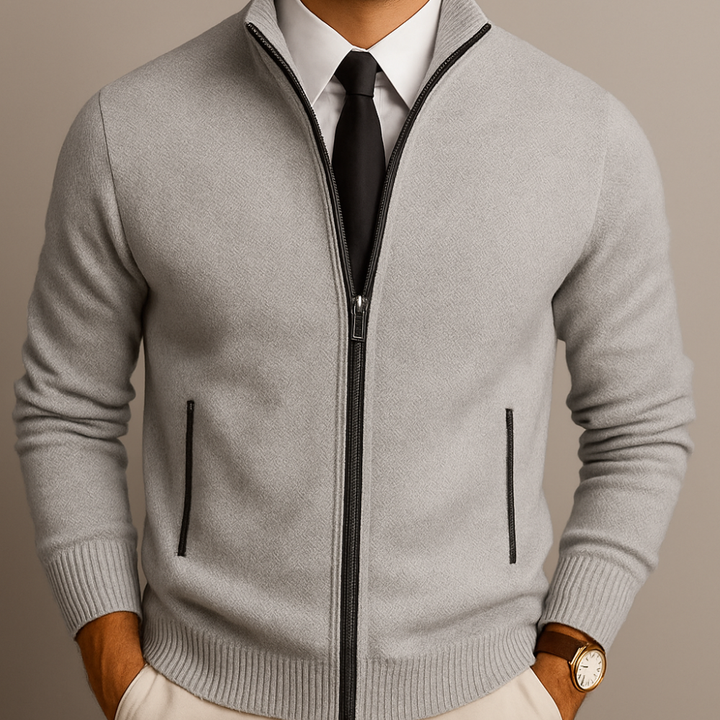 Cardigan Zippé Élégant | Lucien