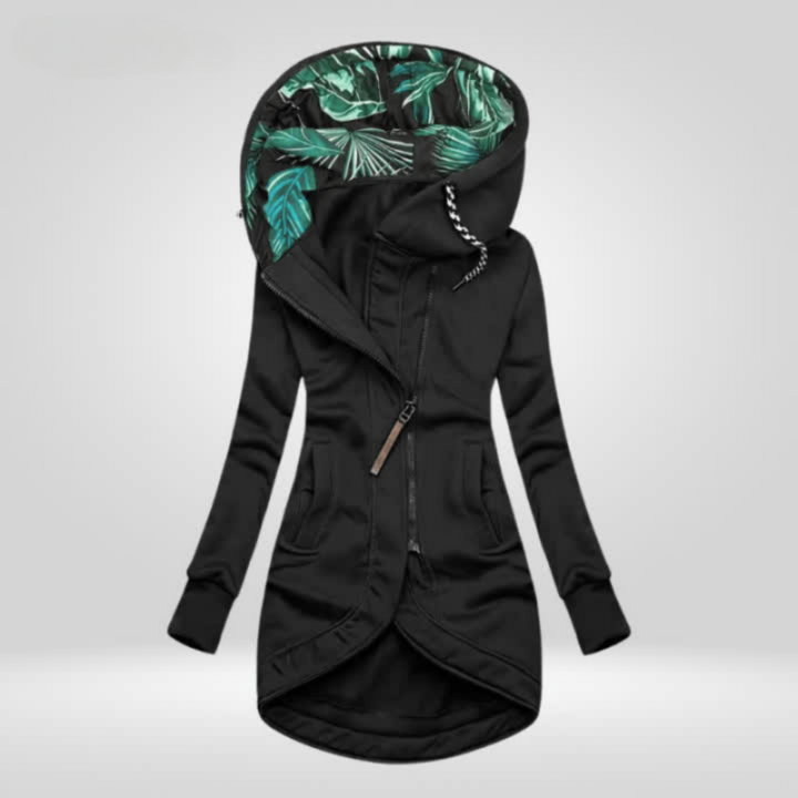 Manteau élégant pour femmes avec fermeture éclair | Camille