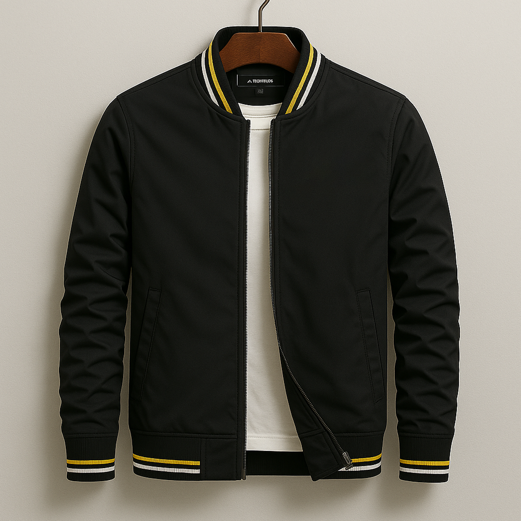 Veste zippée à finitions contrastées pour homme | Corentin