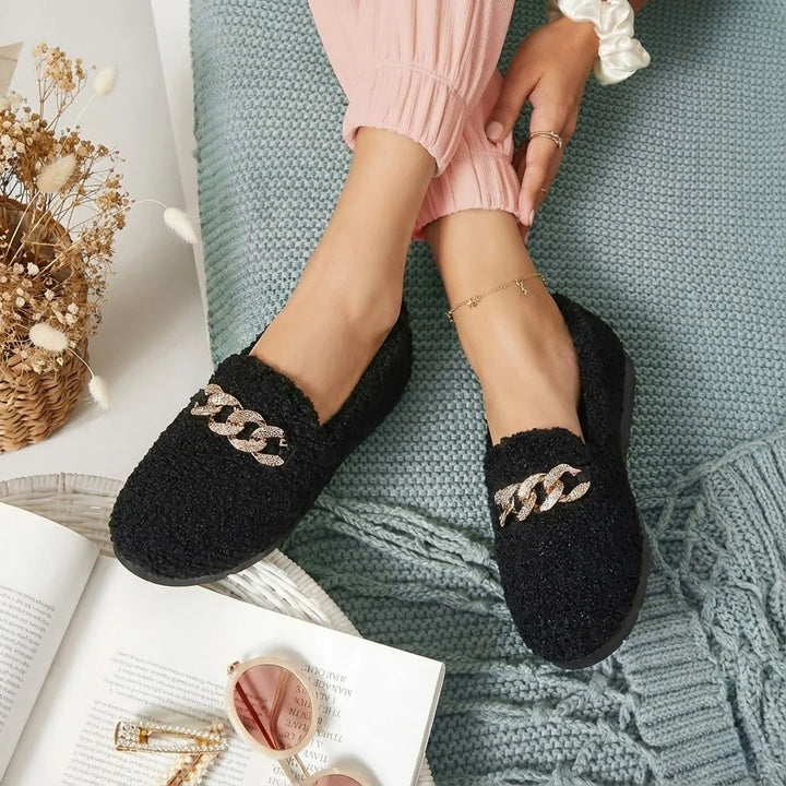 Pantoufles élégantes à silhouette enveloppante pour femme | Alba