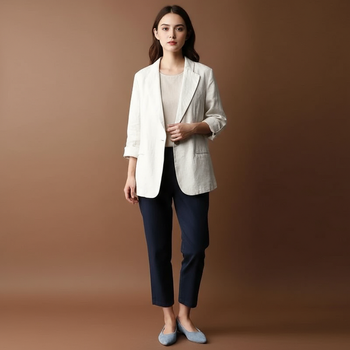 Blazer élégant coupe fluide pour femme | Alméria