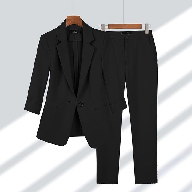 Ensemble Blazer et Pantalon Sophistiqué | Jackie