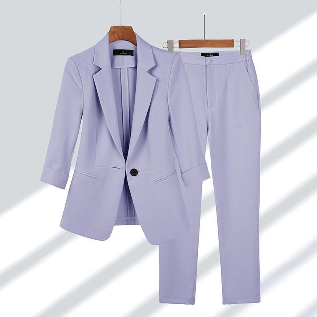 Ensemble Blazer et Pantalon Sophistiqué | Jackie