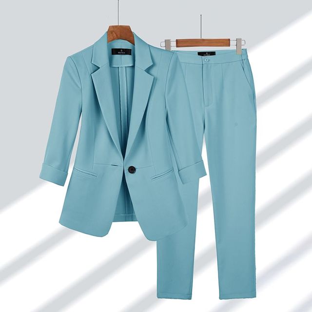 Ensemble Blazer et Pantalon Sophistiqué | Jackie