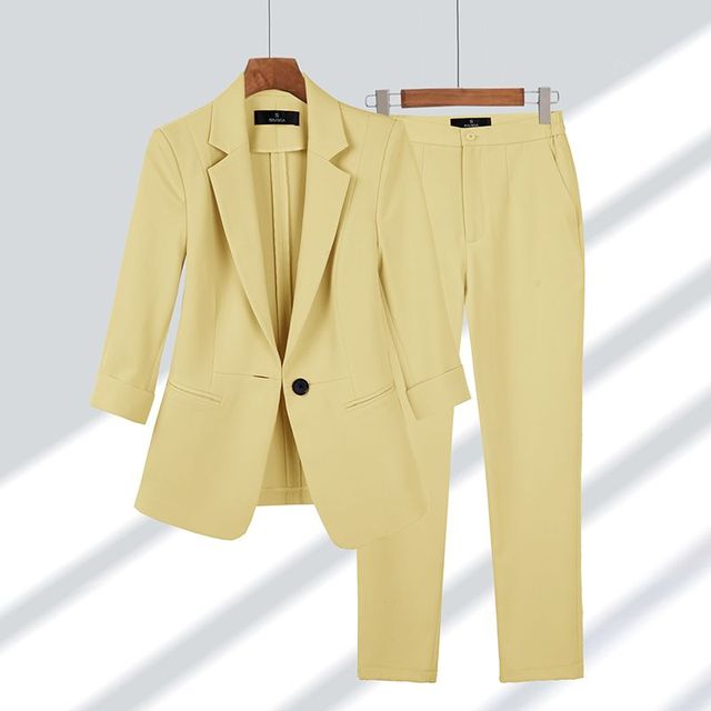 Ensemble Blazer et Pantalon Sophistiqué | Jackie