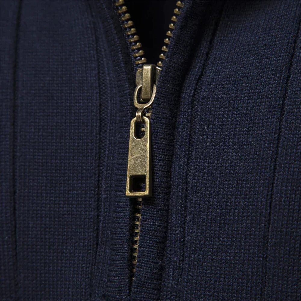 Pull zippé sophistiqué | Zyrus