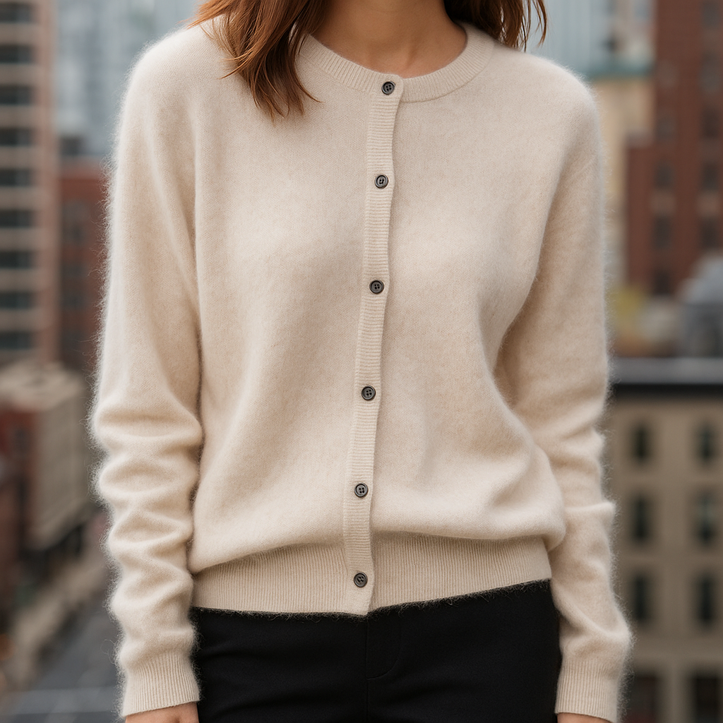 Eleganter Cardigan mit Knöpfen für Damen | Fiorenza