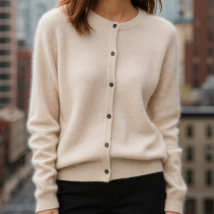 Eleganter Cardigan mit Knöpfen für Damen | Fiorenza