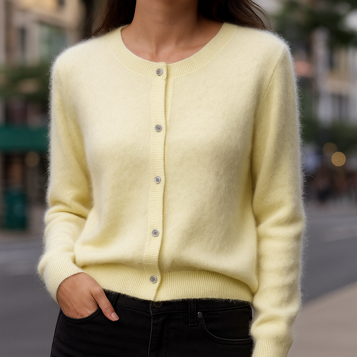 Eleganter Cardigan mit Knöpfen für Damen | Fiorenza