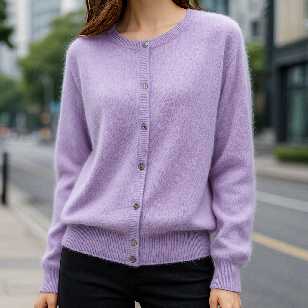 Eleganter Cardigan mit Knöpfen für Damen | Fiorenza