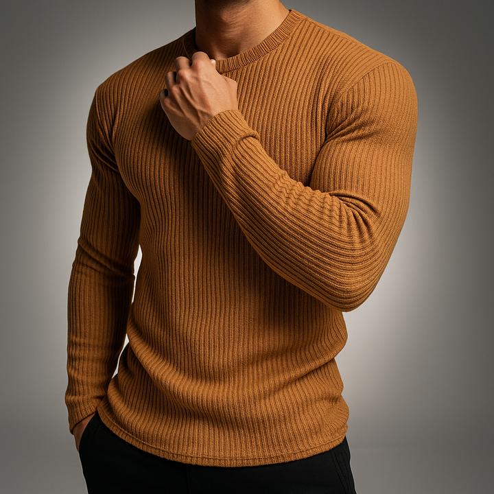 Pull côtelé élégant | Derrick