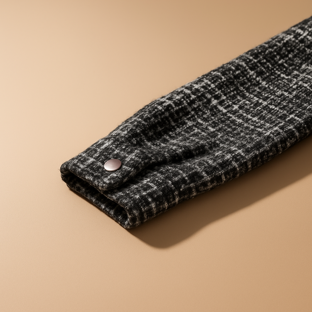 Veste Shacket Houndstooth Sophistiquée | Jeric
