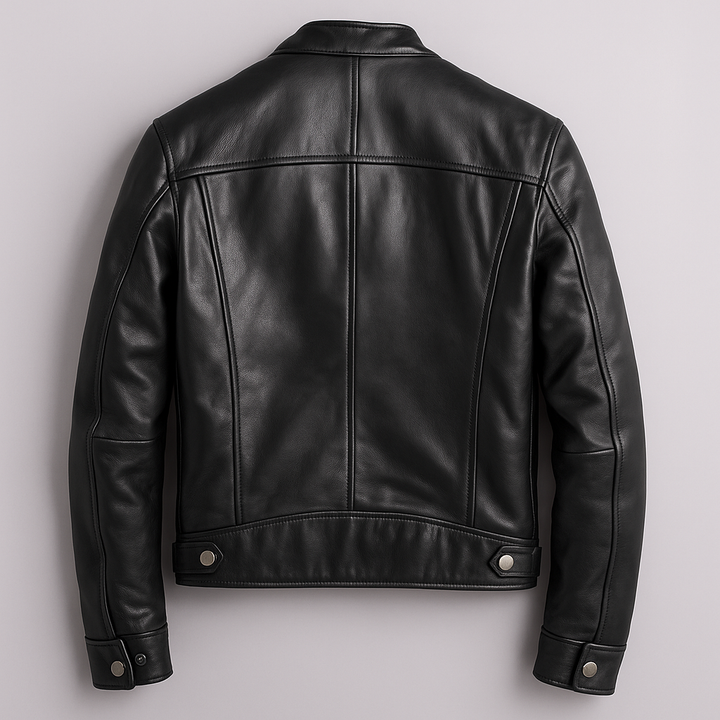 Blouson style vintage à fermeture zippée pour homme | Dravon