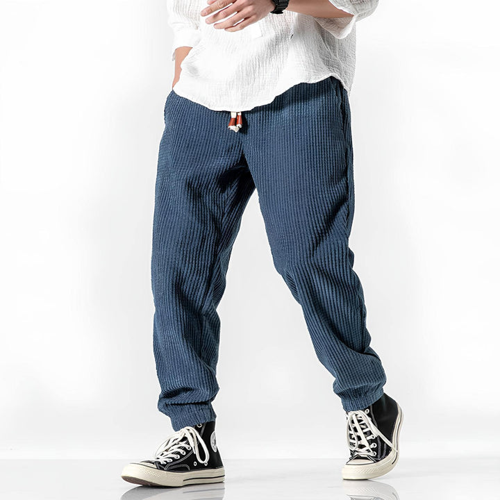 Pantalon moderne à coupe confortable pour homme | Elvio