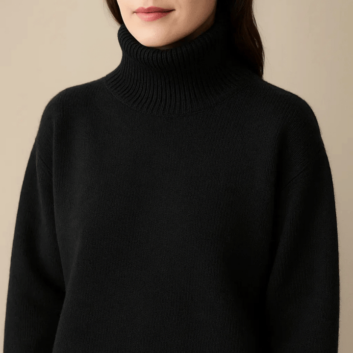 Pull col roulé élégant pour femme | Naéline