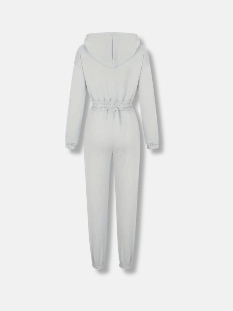 Combinaison ajustée zippée au style polyvalent