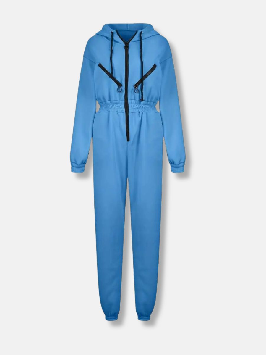 Combinaison ajustée zippée au style polyvalent