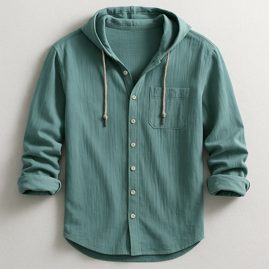 Chemise à Capuche Moderne | Élégance Décontractée