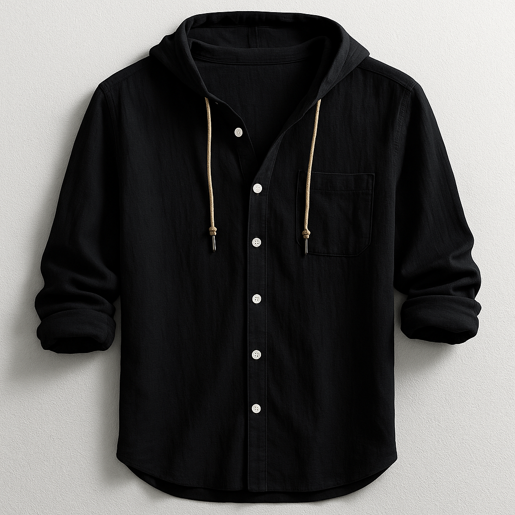 Chemise à Capuche Moderne | Élégance Décontractée