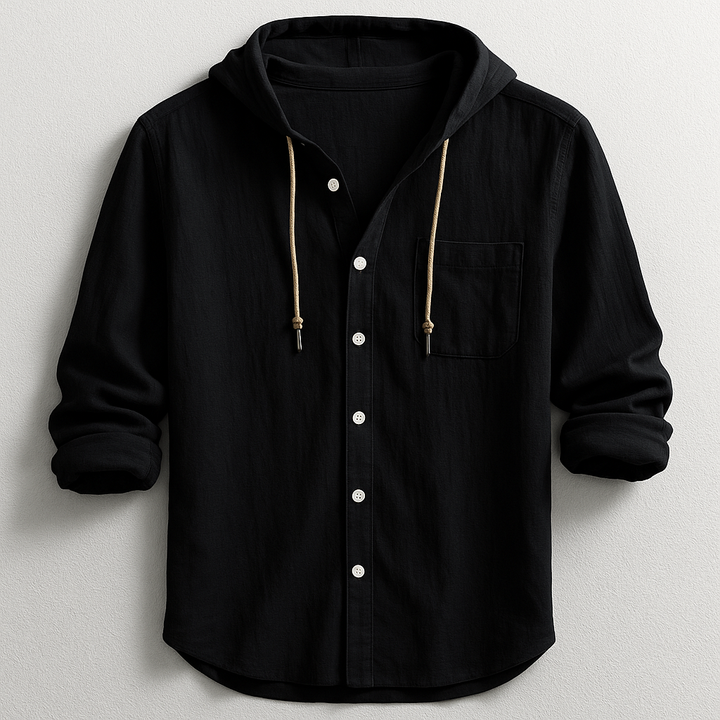 Chemise à Capuche Moderne | Élégance Décontractée