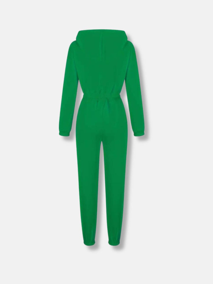 Combinaison ajustée zippée au style polyvalent