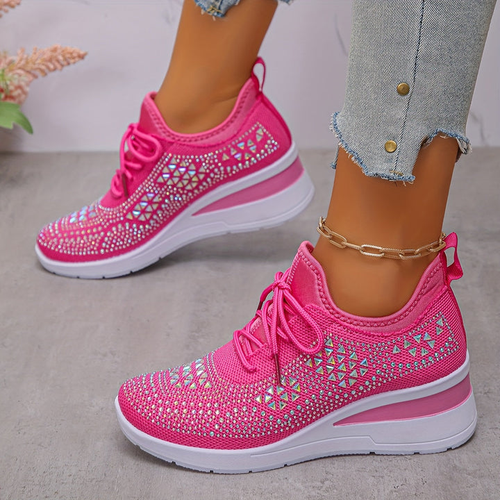 Éclatantes Baskets Compensées | Confortables