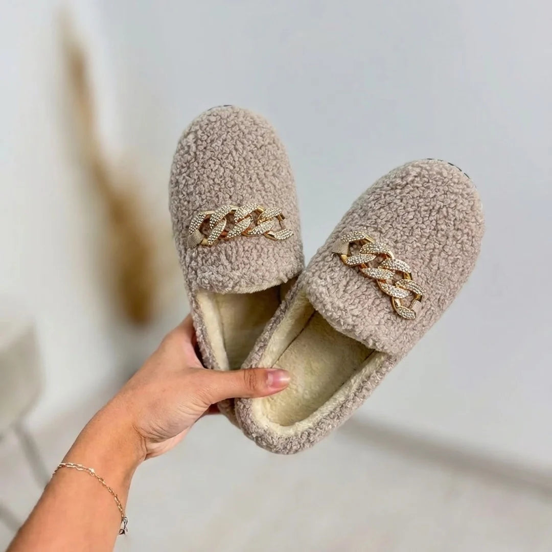 Pantoufles élégantes à silhouette enveloppante pour femme | Alba