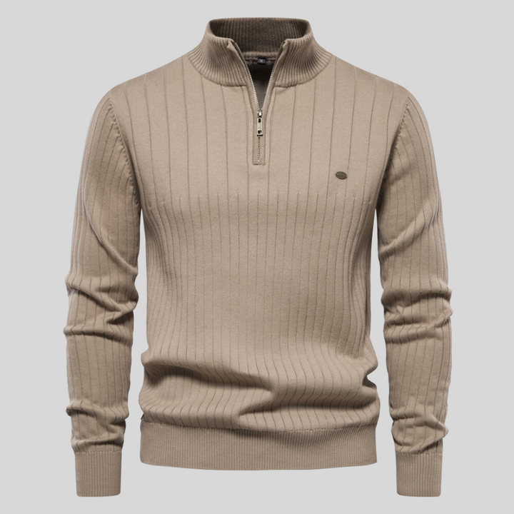 Pull zippé sophistiqué | Zyrus