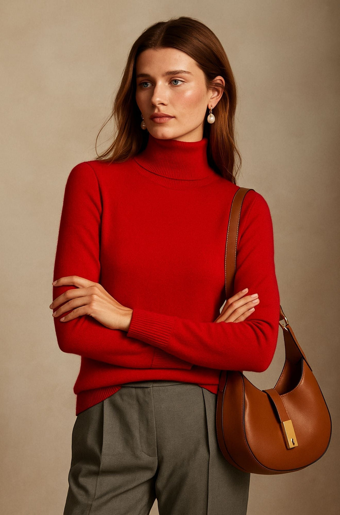 Pull à col roulé élégant pour femmes | Léana